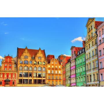 Lais Puzzle - Bunte Häuser auf dem Marktplatz in Wroclaw, Polen - 2.000 Teile