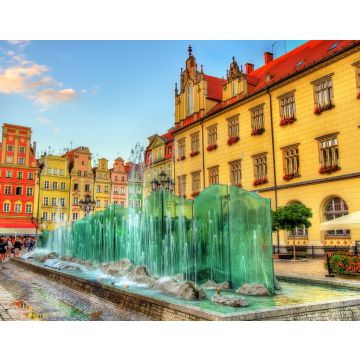 Lais Puzzle - Brunnen auf dem Marktplatz von Wroclaw - Polen - 40, 100, 200, 500, 1.000 & 2.000 Teile