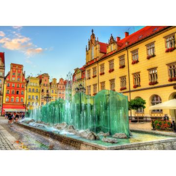Lais Puzzle - Brunnen auf dem Marktplatz von Wroclaw - Polen - 1.000 Teile