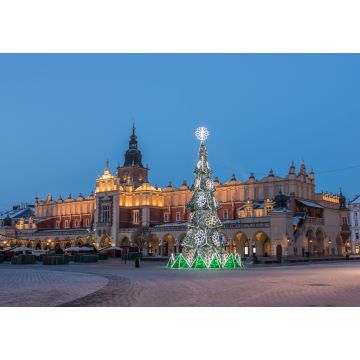 Lais Puzzle - Krakau, Polen, Tuchhalle (Sukiennice) und Hauptmarktplatz mit Weihnachtsbaum - 1.000 Teile