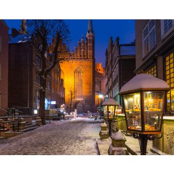 Lais Puzzle - Mariacka Straße in Gdansk bei verschneitem Winter, Polen - 40, 100, 200, 500, 1.000 & 2.000 Teile