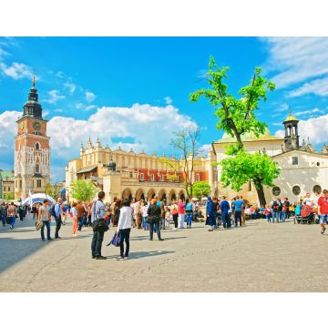 Lais Puzzle - Menschen vor der Tuchhalle und dem Rathausturm in Krakau - 40, 100, 200, 500, 1.000 & 2.000 Teile