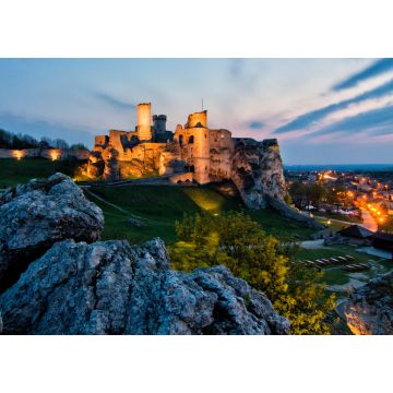 Lais Puzzle - Ogrodzieniec Ruinen einer mittelalterlichen Burg. Region Tschenstochau (Czestochowa), Polen - 1.000 Teile