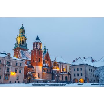 Lais Puzzle - Schloss Wawel in Krakau in der Dämmerung. Krakau ist eines der berühmtesten Wahrzeichen Polens - 2.000 Teile