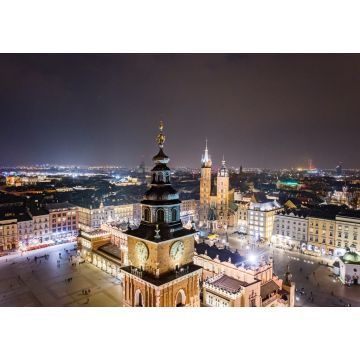 Lais Puzzle - Krakauer Altstadt und Hauptplatz bei Nacht - 1.000 Teile