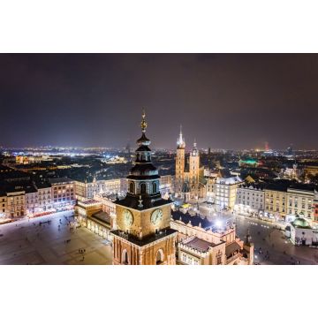 Lais Puzzle - Krakauer Altstadt und Hauptplatz bei Nacht - 2.000 Teile