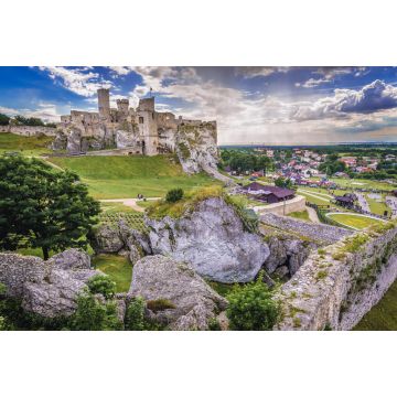 Lais Puzzle - Berühmte Burg Ogrodzieniec im Dorf Podzamcze, eine der 25 mittelalterlichen Burgen auf dem Adlernestweg, Polen - 2.000 Teile