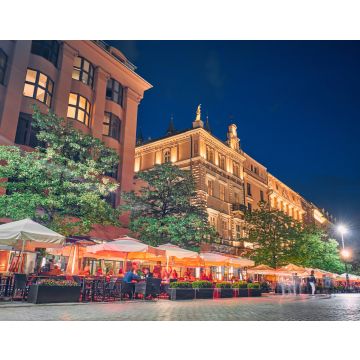 Lais Puzzle - Cafés und Restaurants bei Nacht in Krakau, Polen - 40, 100, 200, 500, 1.000 & 2.000 Teile