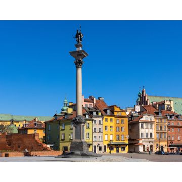 Lais Puzzle - Panoramablick auf den Platz des Königlichen Schlosses - Plac Zamkowy - in der Starowka-Altstadt mit der Sigismund III. Waza-Säule und historischen Mietshäusern in Warschau - 40, 100, 200, 500, 1.000 & 2.000 Teile