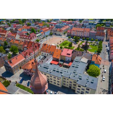 Lais Puzzle - Luftaufnahme des zentralen Platzes in Zory. Oberschlesien. Polen - 2.000 Teile