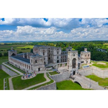 Lais Puzzle - Schloss Krzyztopor, Polen. Luftaufnahme der alten, verfallenen Burg in Ujazd, Świetokrzyskie Voivodeship, Polen - 2.000 Teile