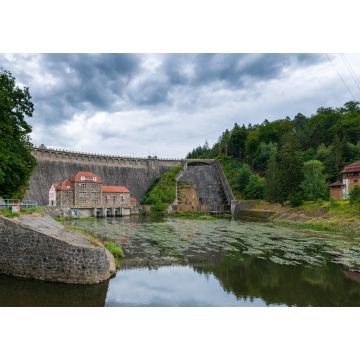 Lais Puzzle - Staudamm am Fluss Bobr und Wasserkraftwerk in Pilchowice bei Jelenia Gora in Polen - 1.000 Teile
