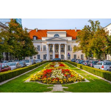 Lais Puzzle - Historischer Palac Mniszchow Mniszech Palast, der heute die belgische Botschaft beherbergt, in der Senatorska Straße in Srodmiescie im Stadtzentrum von Warschau in Polen - 2.000 Teile