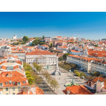Lais Puzzle - Skyline von Lissabon vom Santa Justa Lift aus, Portugal - 40, 100, 200, 500, 1.000 & 2.000 Teile