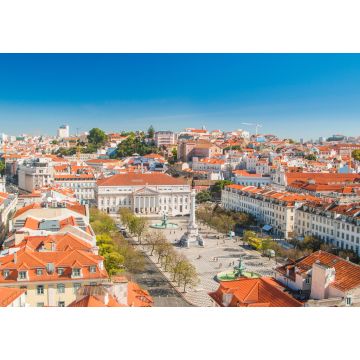 Lais Puzzle - Skyline von Lissabon vom Santa Justa Lift aus, Portugal - 1.000 Teile