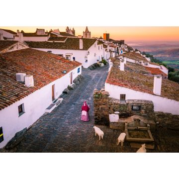 Lais Puzzle - Schöne Aussicht auf das Dorf Monsaraz in Portugal - 1.000 Teile