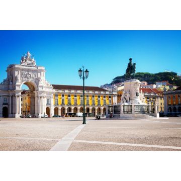 Lais Puzzle - Commerce Square an einem sonnigen Sommertag, Lissabon, Portugal, im Retrostil - 2.000 Teile