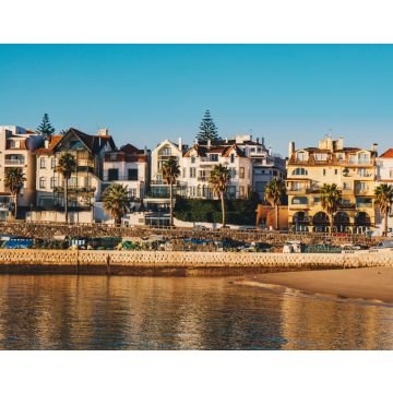 Lais Puzzle - Cascais Promenade Meerblick bei Sonnenaufgang am Morgen. Cascais Reiseziel im Bezirk Lissabon, Portugal - 40, 100, 200, 500, 1.000 & 2.000 Teile