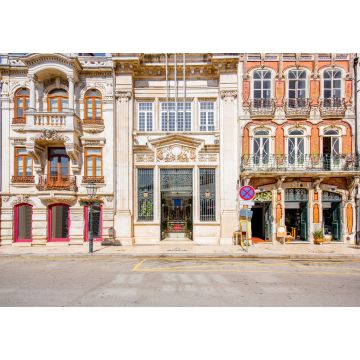 Lais Puzzle - Blick auf die schönen alten Fassaden von Gebäuden im Jugendstil in der Stadt Aveiro in Portugal - 1.000 Teile