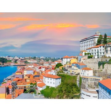 Lais Puzzle - Stadtpanorama von Porto im Licht des Sonnenuntergangs, traditionelle Architektur in der Nähe des Flusses Douro in Portugal - 40, 100, 200, 500, 1.000 & 2.000 Teile