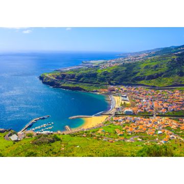 Lais Puzzle - Madeira Insel aus der Luft, Bucht von Machico, Reise schöne Orte in Portugal Inseln - 1.000 Teile