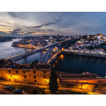 Lais Puzzle - Blick von der Stadt Vila Nova de Gaia auf den Fluss Douro und die Stadt Porto, Portugal - 40, 100, 200, 500, 1.000 & 2.000 Teile