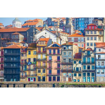 Lais Puzzle - Typische alte Häuser mit bunten Fassaden im Stadtteil Ribeira, Porto, Portugal - 2.000 Teile