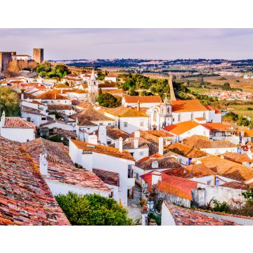 Lais Puzzle - Gemauerte Stadt Obidos in Portugal - 40, 100, 200, 500, 1.000 & 2.000 Teile