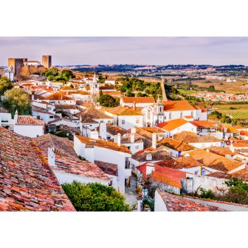 Lais Puzzle - Gemauerte Stadt Obidos in Portugal - 1.000 Teile