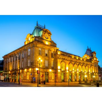 Lais Puzzle - Nachtansicht des Bahnhofs Sao Bento in Porto, Portugal - 1.000 Teile