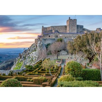 Lais Puzzle - Der Burghügel des mittelalterlichen Dorfes Marvao Alentejo Portugal - 1.000 Teile
