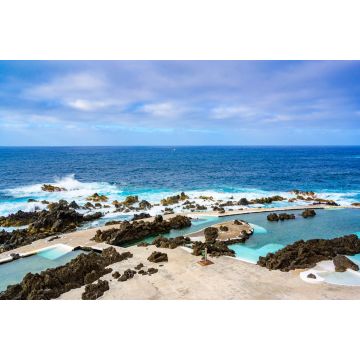 Lais Puzzle - Natürliche vulkanische Schwimmbäder bei Porto Moniz, Reiseziel für Urlaub, Madeira Insel, Portugal - 2.000 Teile