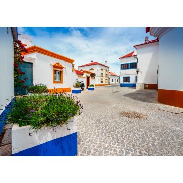 Lais Puzzle - Blick auf die Altstadt von Vila Nova de Milfontes, Portugal - 1.000 Teile