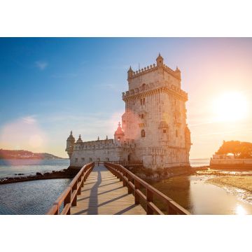 Lais Puzzle - Lissabon, Turm von Belem bei Sonnenuntergang am Ufer des Tejo - 1.000 Teile