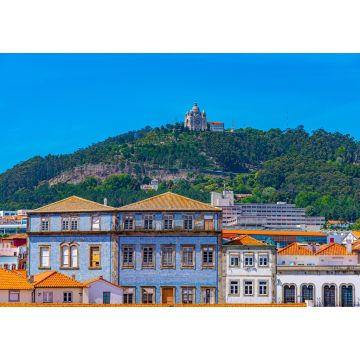 Lais Puzzle - Bunte Häuserfassaden am Lima-Ufer in Viana do Castelo in Portugal - 1.000 Teile