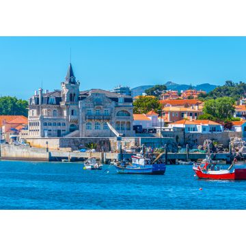 Lais Puzzle - Seixas Palast hinter dem Yachthafen in Cascais, Portugal - 1.000 Teile