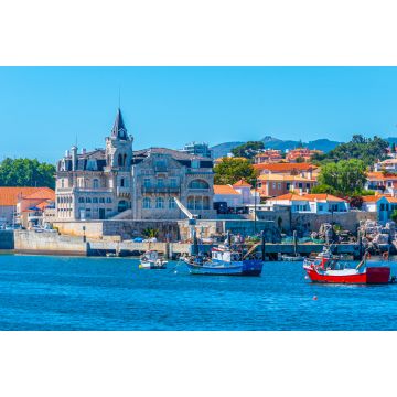 Lais Puzzle - Seixas Palast hinter dem Yachthafen in Cascais, Portugal - 2.000 Teile