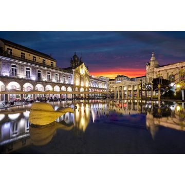 Lais Puzzle - Bars und Cafés in der Innenstadt von Braga, Portugal - 2.000 Teile