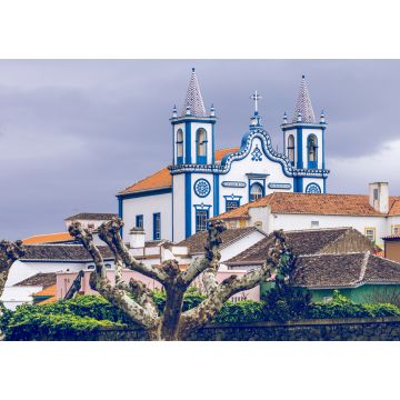 Lais Puzzle - Blick auf die Stadt Praia da Vitoria. Insel Terceira. Azoren, Portugal - 1.000 Teile