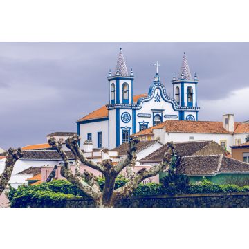 Lais Puzzle - Blick auf die Stadt Praia da Vitoria. Insel Terceira. Azoren, Portugal - 2.000 Teile