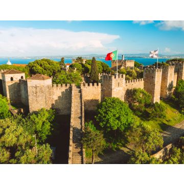 Lais Puzzle - Burg Sao Jorge oder Burg St. Georg in Lissabon, Portugal - 40, 100, 200, 500, 1.000 & 2.000 Teile