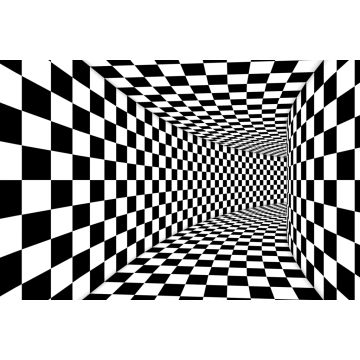 Lais Puzzle - Optische quadratische Schwarz-Weiß-Illusion - 2.000 Teile