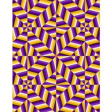 Lais Puzzle - Lila goldene optische Täuschung nahtlose Muster. Abstrakte Bewegung des Mosaiks - 40, 100, 200, 500, 1.000 & 2.000 Teile