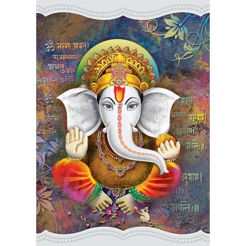 Lais Puzzle - Hochauflösende indische Götter Ganesha digitale Malerei - 1.000 Teile