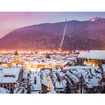 Lais Puzzle - Blick von oben über Brasov im Winter, Rumänien - 40, 100, 200, 500, 1.000 & 2.000 Teile