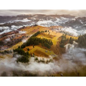 Lais Puzzle - Nebliger Morgen in Siebenbürgen, Rumänien, in der Nähe des Rucar-Bran-Passes - 40, 100, 200, 500, 1.000 & 2.000 Teile