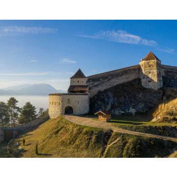Lais Puzzle - Panoramablick aus der Luft auf die historische Festung in Risnov oder Rasnov. Rumänien - 40, 100, 200, 500, 1.000 & 2.000 Teile