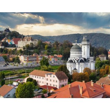 Lais Puzzle - Drohnenaufnahme des historischen Zentrums von Sighisoara, Rumänien - 40, 100, 200, 500, 1.000 & 2.000 Teile