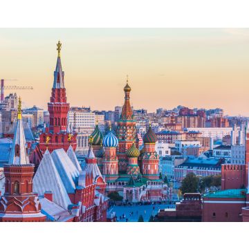 Lais Puzzle - Basilius-Kathedrale auf dem Roten Platz in Moskau, Basilius-Kathedrale berühmter Ort in Russland bei Sonnenuntergang im Herbst, Moskau, Russland - 40, 100, 200, 500, 1.000 & 2.000 Teile