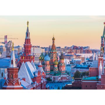 Lais Puzzle - Basilius-Kathedrale auf dem Roten Platz in Moskau, Basilius-Kathedrale berühmter Ort in Russland bei Sonnenuntergang im Herbst, Moskau, Russland - 1.000 Teile